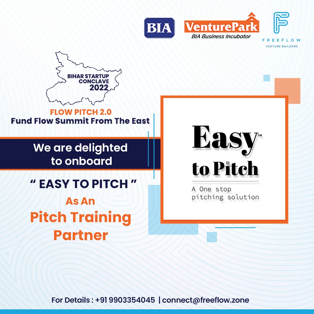 freeflow_zone's tweet photo. Introducing our Pitch Training Partner of Flow Pitch 2.0!
Easy To Pitch, India's first AI platform for founders to become investment ready and to be part of a startup's journey by creating well researched and designed pitch decks.
#flowpitch2 #freeflow #EasyToPitch #PitchPartner https://t.co/tPWm8qBUGG