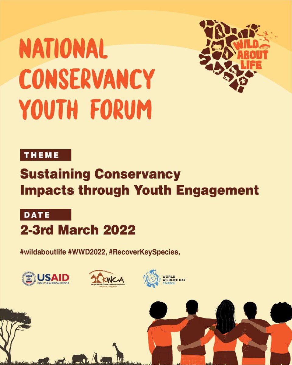 KWCAKenya's tweet photo. HAPPENING NOW:The 1st Inaugural National Conservancy Youth Forum supported by @USAIDKenya ongoing. Presentations by @NRT_Kenya @MConservancies @ShujaazInc provide insights on challenges impacting youth from participation and opportunities available for them in conservancies. https://t.co/8xAVZUSh4A