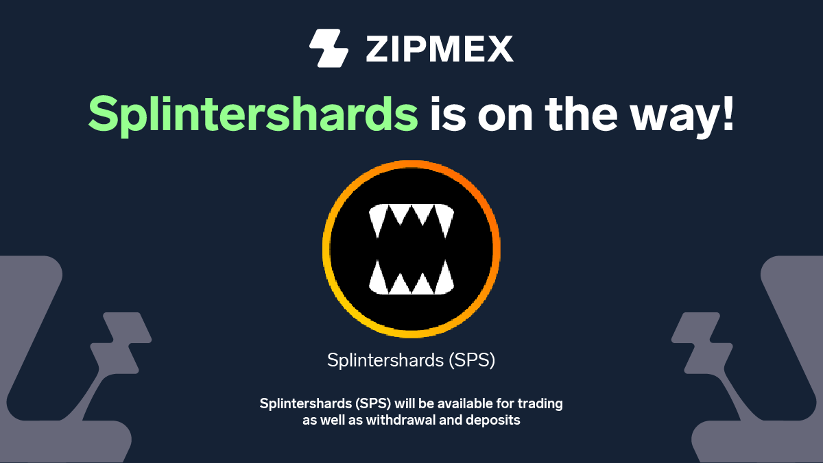 zipmex's tweet photo. ☄️ Hi Zipsters! We’re happy to announce a coming addition to our growing token family. Get ready to say hello to Splintershards (SPS), coming to you this Friday, March 4. We list them, you trade them!
📖 Learn more about SPS here: https://t.co/6N5Mr0zAMX
#Zipmex #ZLaunch https://t.co/u3zvPqLwRI