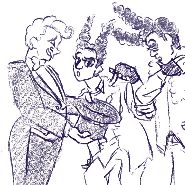 Cloverthegrand's tweet photo. @RareOmens rather late entry for day 20! 😅there were probably a handful of times where Azi had the Erics as bunny pinch-hitters #GoodOmensFanArt #RareOmens #RareOmens2022 #AziraphaleGoodOmens #EricsGoodOmens #DisposableDemon https://t.co/Ys1672fopY