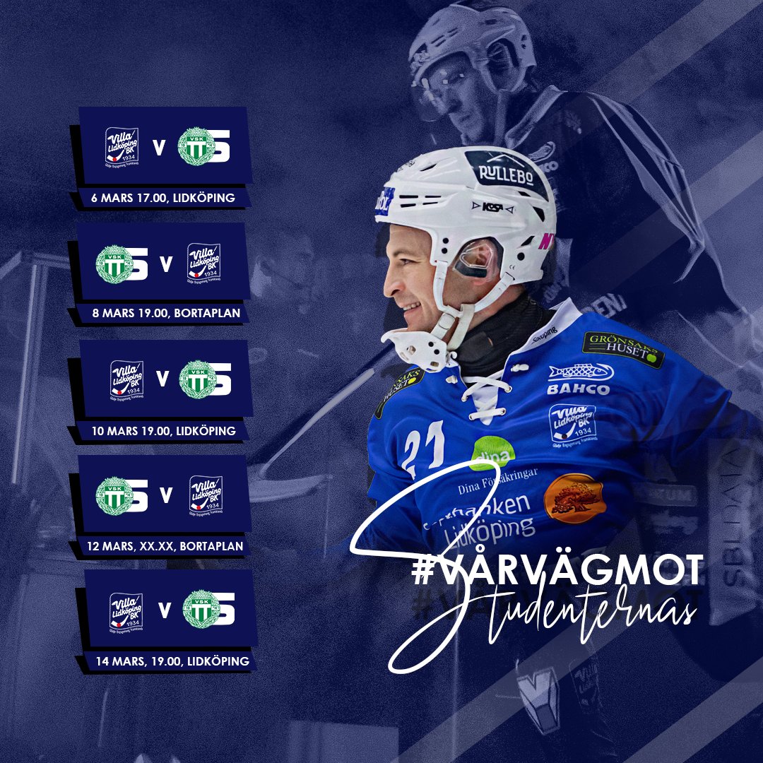 💙 Det är inget snack om saken, vi behöver dig NU! 

🎟️Säkra din semifinalbiljett nu: vlbk.ebiljett.nu.

#VLBK #Lidköping 
#VårvägmotStudenternas