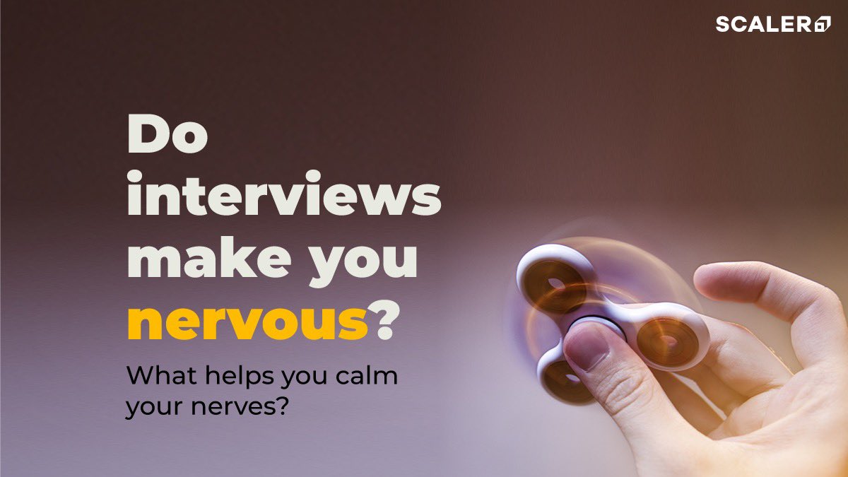 scaler_official's tweet image. Here’s a tip from us 💡
Trust your strengths & focus on highlighting them.
Tell us what you do👇
#interviewtips #codinginterviews #focus #engineering
