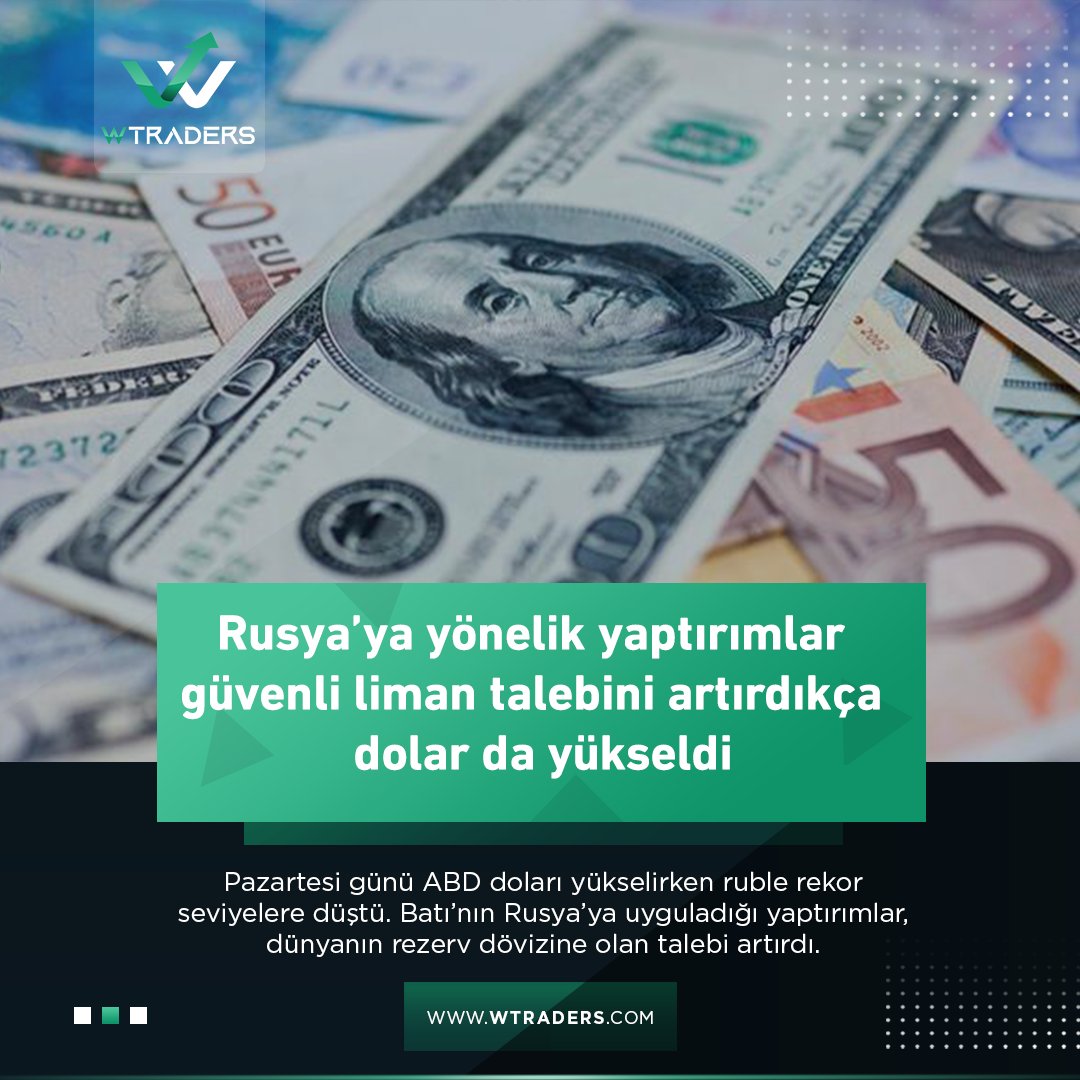 Amerikan dolarının 6 majör dövizin ticaret ağırlıklı sepeti karşısında performansını ölçümleyen ABD dolar endeksi, %0,5 yükselişle 97,115'e ulaştı.

#Forex #MAM