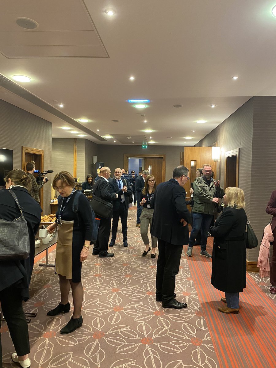 SpaceNEEngland's tweet photo. The stage is set and guests are arriving for the #NewFrontierConf in #Durham @SatAppsCatapult @_BusinessDurham @NETParkUK https://t.co/lHMdotsbQ5