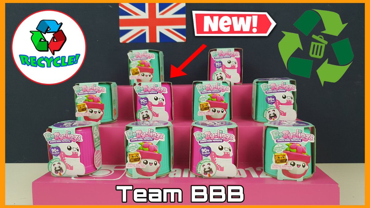 RECYCLINGS!
youtu.be/ucOAB7OZAWY

We saw these little Recyclings and thought OH WOW we need to open some of these!

#Recyclings #RecyclingPlasticMadeFantastic #RecyclingsToys #sustainabletoys #recycle #recycledplastic #upcycling <a href="/GoliathToys/">Goliath</a> <a href="/VividToyGroup/">VividToys&Games</a> <a href="/Norton_PR/">Norton PR</a>