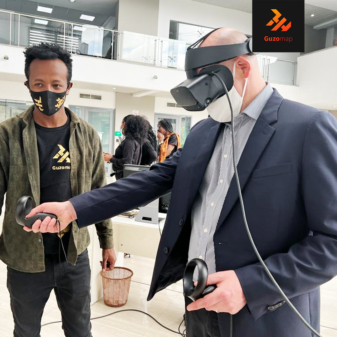 guzomap's tweet photo. We spent an amazing day with the staff of Safaricom Telecommunications Ethiopia PLC. They enjoyed our virtual reality project called 'The Story Behind ADWA'. Here are the moments from yesterday.

#Ethiopia #ADWA #Safaricom #Epic #UnrealEngine #Megagrants #VirtualReality #Guzotech https://t.co/jGc7G7W1yT