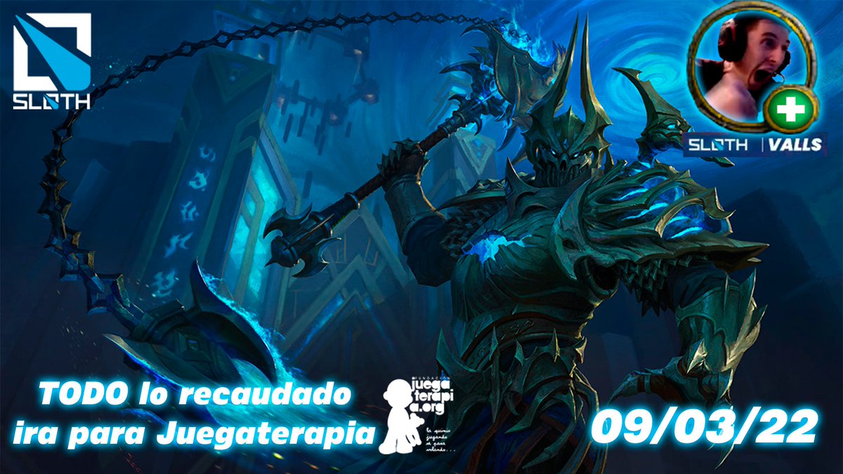 New progress new stream. <a href="/slothgc/">Sloth</a> 

Volvemos con nuevo horario y con un fin benéfico.

twitch.tv/vallstv

Os espero.

19.00 - 09/03/2022