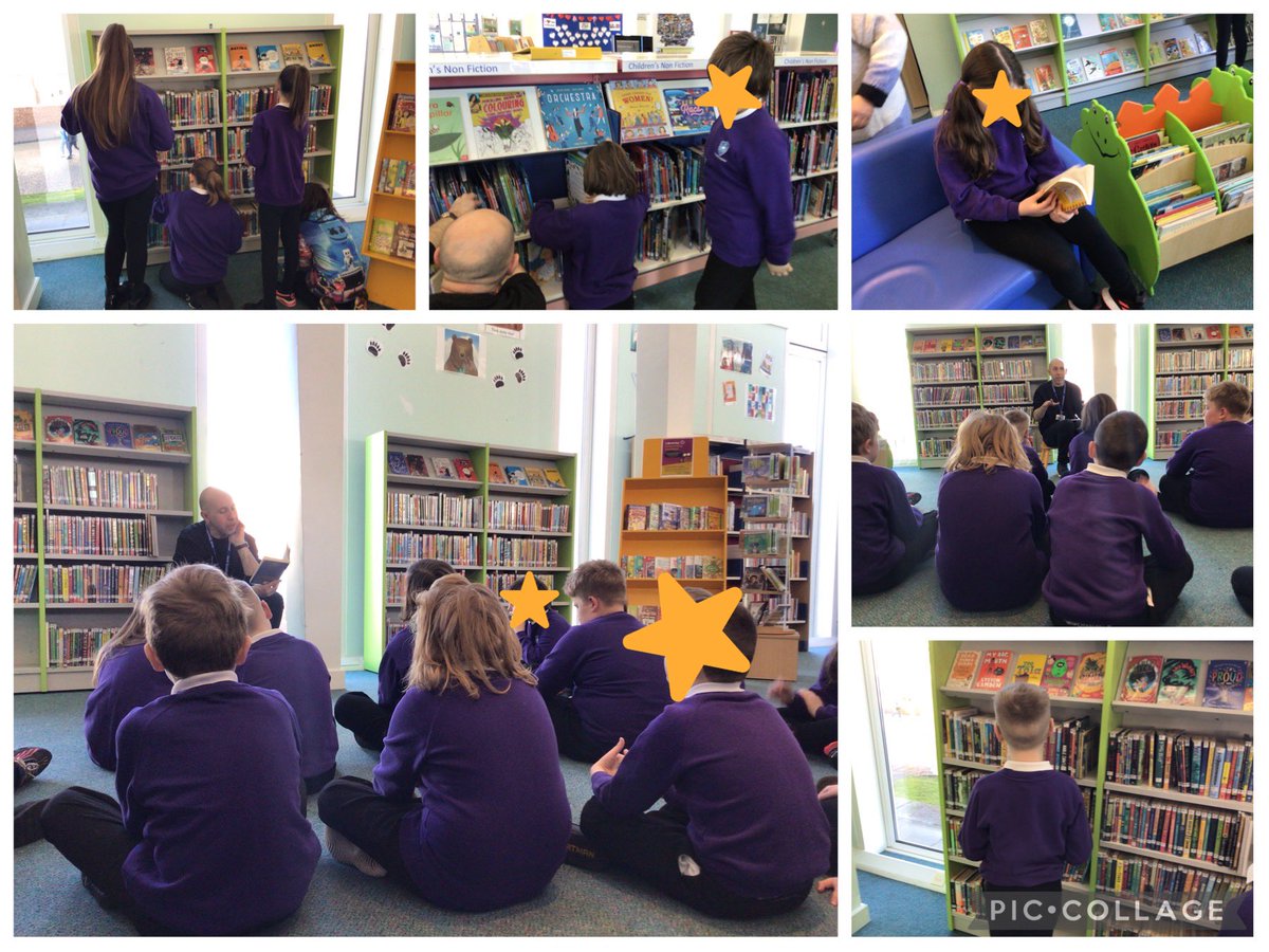 We loved our trip to the library yesterday! It is always lovely to see the children so excited when surrounded by so much choice📚💜 @NorthTyneLibs @GrasmereAcademy
