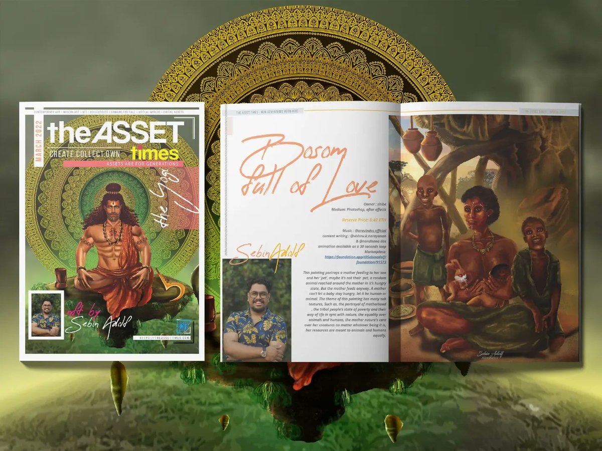 chachante_desig's tweet photo. So much happy to see my works in @theAssetTimes 3rd edition article along with some amazing artists around the world!

Big thanks to RIMA &amp; Aanya for considering my works in your magazine. And thanking all my amazing collectors 😍
@kunalkamble
@PopsGCG
@shibe888 
@spellaminn https://t.co/FleC7nVXCB