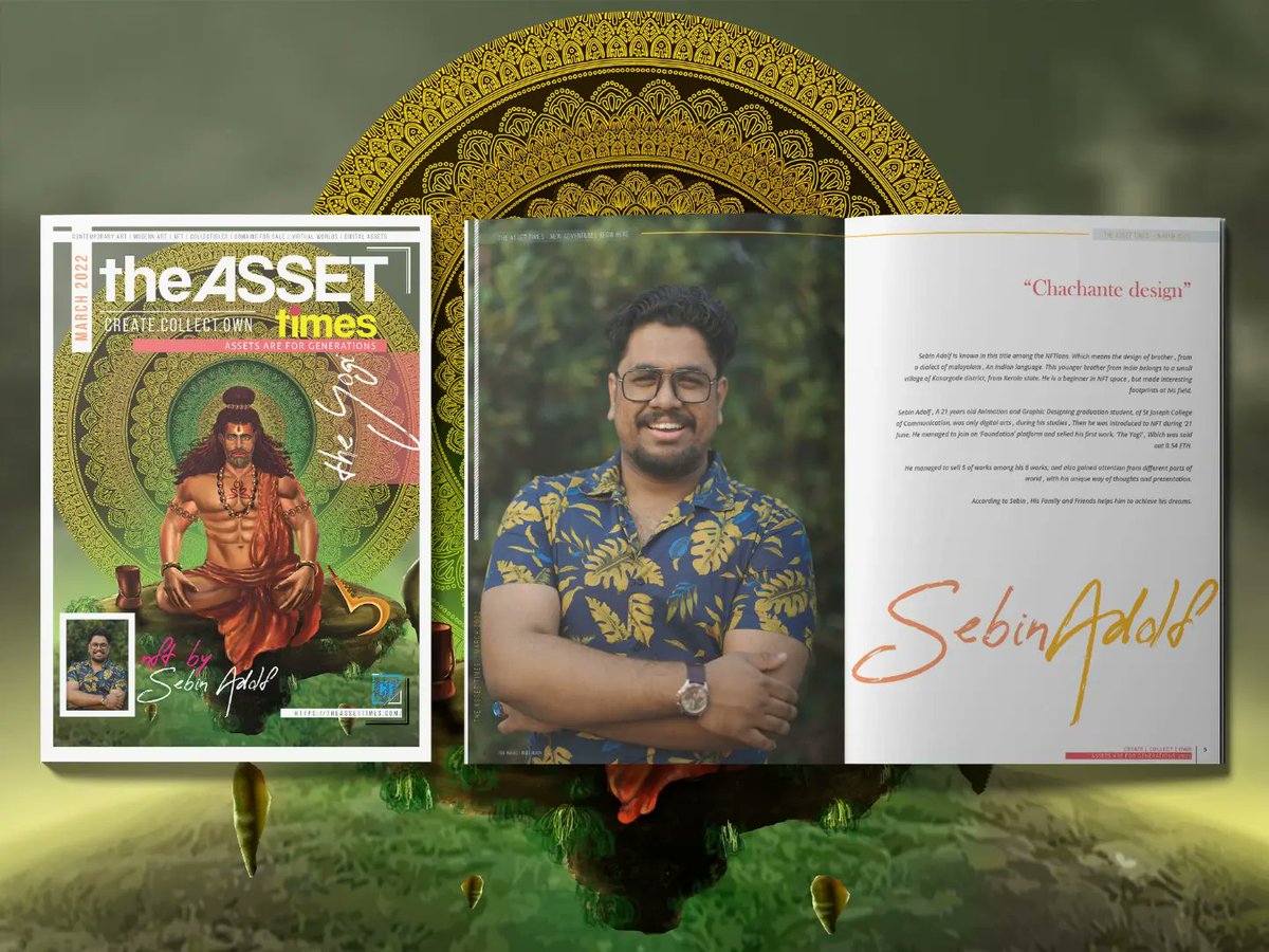 chachante_desig's tweet photo. So much happy to see my works in @theAssetTimes 3rd edition article along with some amazing artists around the world!

Big thanks to RIMA &amp; Aanya for considering my works in your magazine. And thanking all my amazing collectors 😍
@kunalkamble
@PopsGCG
@shibe888 
@spellaminn https://t.co/FleC7nVXCB