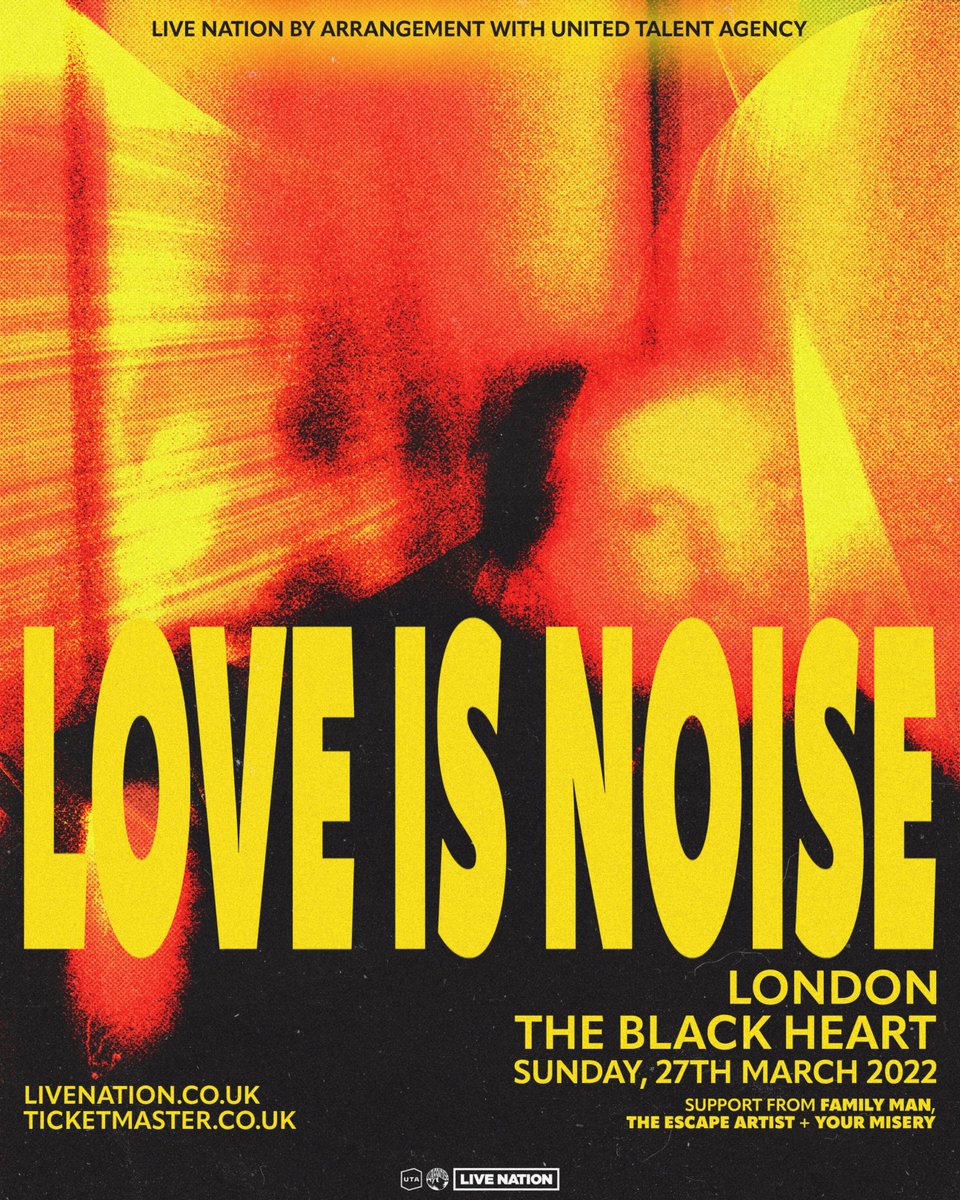 πππͺπ¦π©πΆ πππ« (@familymanhq) on Twitter photo Family Man are performing a rock show with Love Is Noise, <a href="/teaofficialuk/">The Escape Artist</a> and the newly added Your Misery <a href="/Theblack_heart/">The Black Heart</a> on Sunday 27th March, 2022.
ππ π€ Family Man are performing a rock show with Love Is Noise, <a href="/teaofficialuk/">The Escape Artist</a> and the newly added Your Misery <a href="/Theblack_heart/">The Black Heart</a> on Sunday 27th March, 2022.
ππ π€