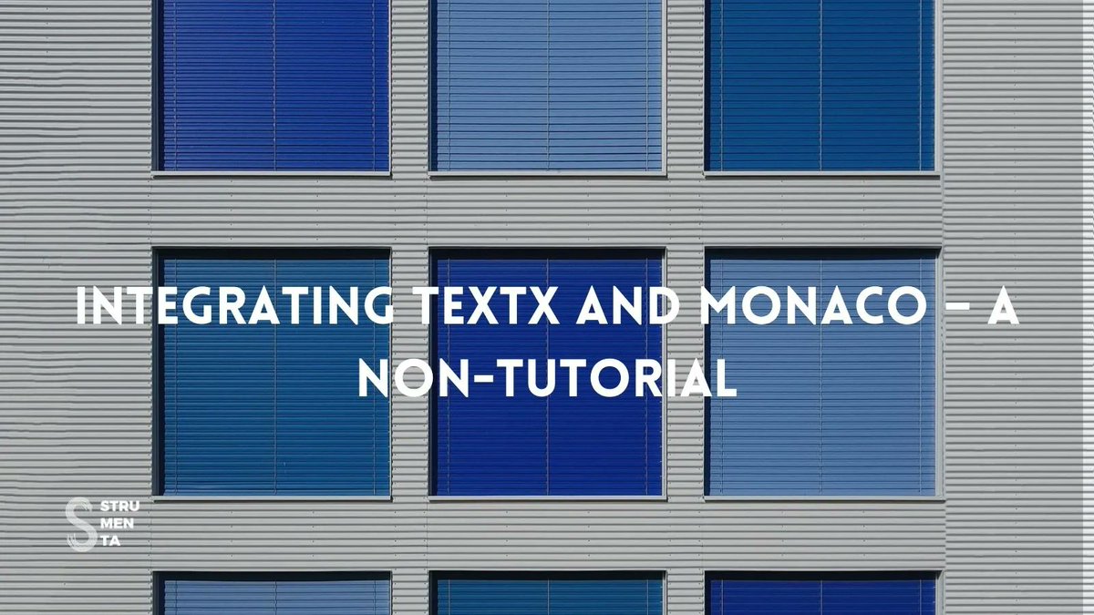 strumenta's tweet photo. Combining TextX with Monaco doesn’t make sense. Or does it? Monaco is a web-based code editor component, it targets the browser; TextX is a Python toolkit for building languages, it doesn’t run in the browser. We’ll learn how we combine the two.https://t.co/62aqCqBDIG #newarticle https://t.co/EDwZ599Eww