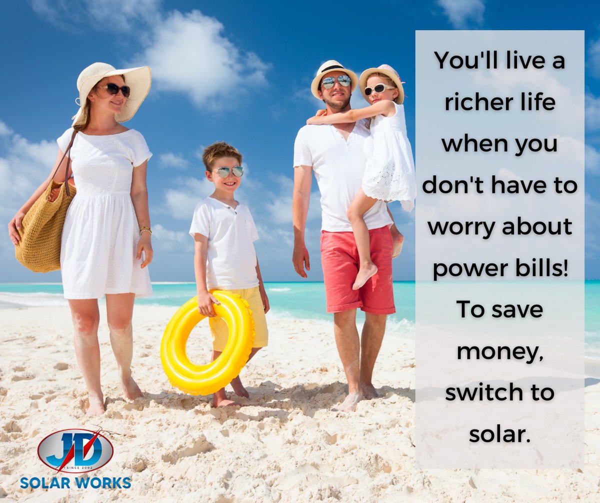 Contact us to Enjoy Living under the Brisbane  Sun.
 Call :+ 61 411 798 012 
jdsolar.com.au
#solarpower #gosolar #solarenergy #solarlife #solarsystem #solarpv #Brisbane #gogreen