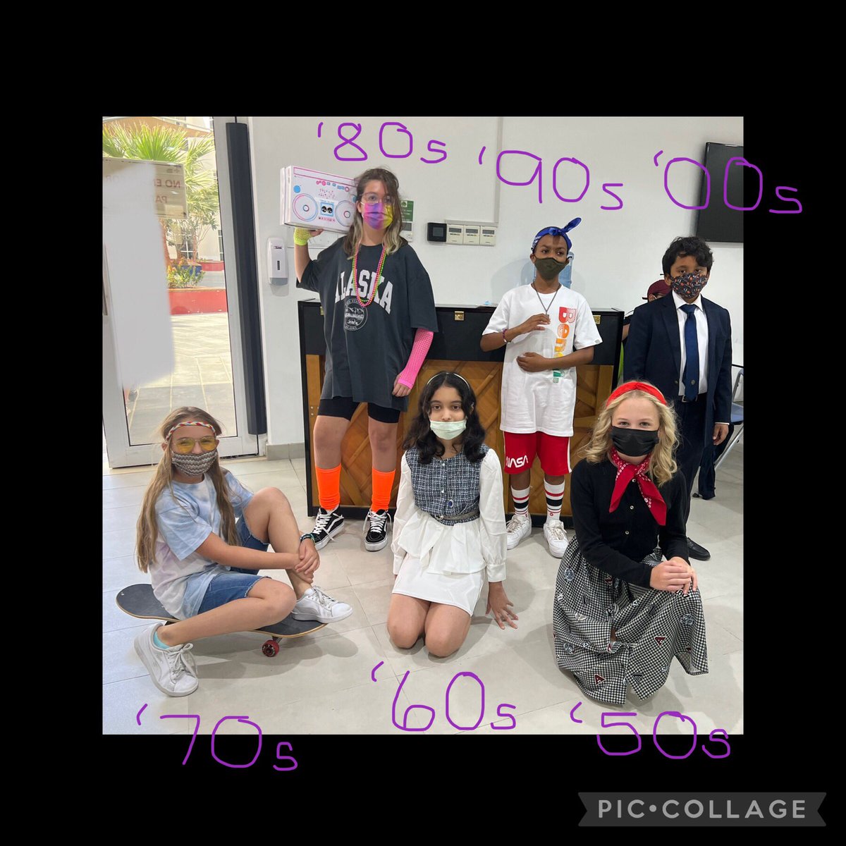 What a privilege to celebrate our learning through a dress up day. Year 6 ‘Through the Decades’. #enjoyaspireachieve #ProudlyTaaleem🍎 #beginsatDBSJP #KHDA <a href="/DBSJP_HTPrim/">Amy Falhi | Head of Primary - DBSJP</a> <a href="/DubaiBritishJP/">DBS Jumeirah Park</a>