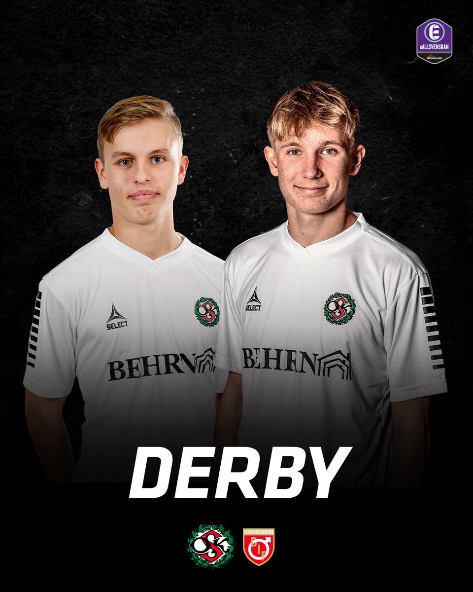 OSK_ESPORT's tweet photo. Derby! 🔥

Ikväll kl. 20:00 spelar vi @eAllsvenskan mot Degerfors IF.

📺 Du ser matchen på eAllsvenskans Twitch eller youtube. https://t.co/QJfLDTUWrh