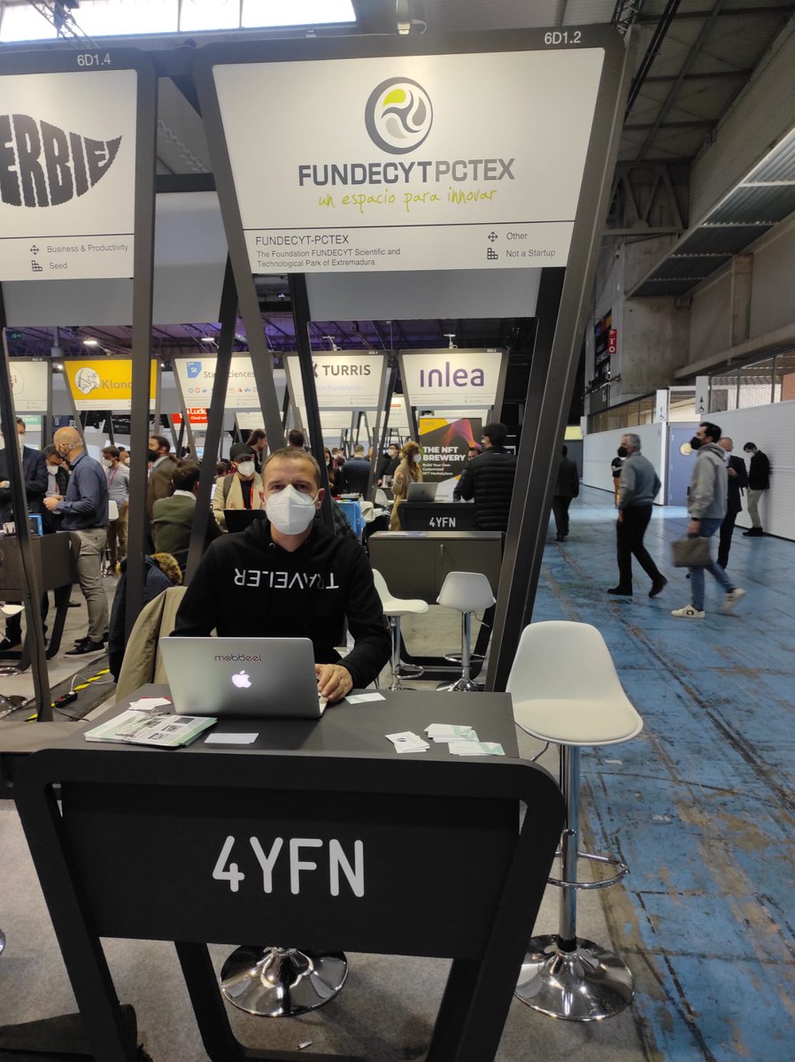 Estamos con la empresa, la innovación y la tecnología extremeña en #4YFN <a href="/4YFN_MWC/">4YFN</a>, evento para startups de #MWC22, la feria más importante del sector del móvil.

Con <a href="/mobbeel/">Mobbeel</a>, <a href="/EEVAM_Tech/">EEVAM Technologies</a>, <a href="/auTICmo/">auTICmo (Academy)</a>, <a href="/GammaHealth/">Gamma Health</a>.

Conoce el potencial de #Extremadura en el pabellón 6D1.2