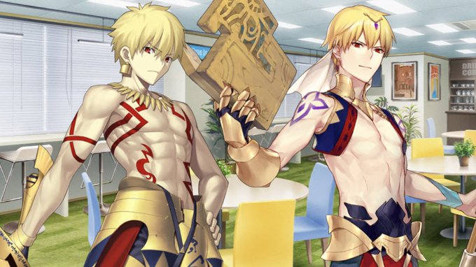 カルデア内で顔を合わせる弓と術の再現 