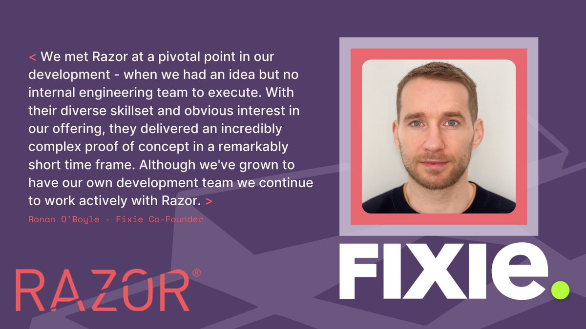 Have you met our friends at <a href="/Fixie3D/">Fixie - Architects Assistant</a>? 😎

They’re experts in #3Dprinting #architecturalmodels but creating quotes was a mare! They had to do 90% of the work upfront 😕

How did we help? ⚡Spoiler alert ⚡We worked with the awesome <a href="/TheAMRC/">Advanced Manufacturing Research Centre</a> 👇🏽

razor.co.uk/examples/savin…