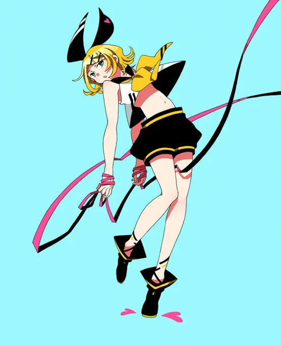 鏡音リン/イラストvocaloid 