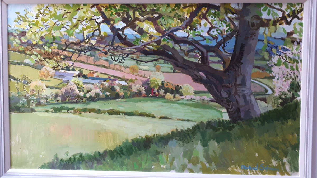 Show starts at #russellgallery next week. Private view on Thursday. DM me if you'd like to come. #landscapepainting #landscape #countryside #artexhibition #art