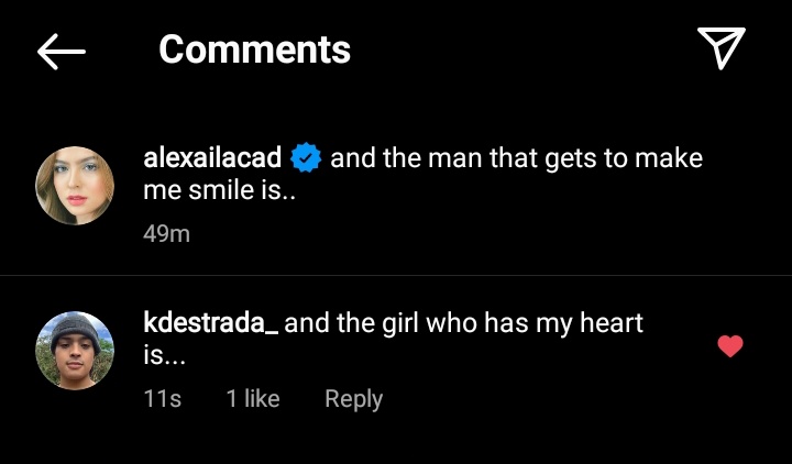 carrelsaezn's tweet photo. favorite ig serye so far... thanks for always being our pampakalma. we love you always 🤍

@alexailacad @kdestrada_ 
#AlexaIlacad | #KDEstrada | #KDLex https://t.co/PGqSFZ9wtu