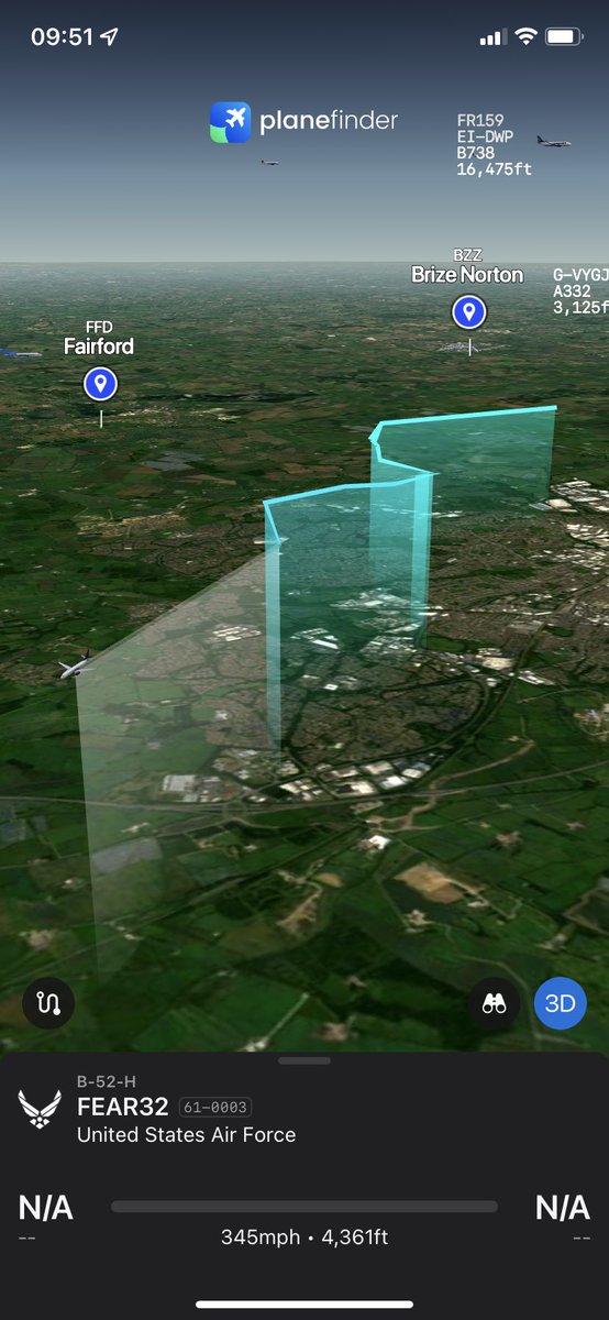 TheSnoopySnoop's tweet photo. The #FEAR is rising from #Fairford
#FEAR31 #B52H #AE58B2 61-0039
#FEAR32 #B52H #AE589A 61-0003
Pair of #USAF #Stratofortress ๐บ๐ธ
#haveglass #AvGeek #planespotting #milair https://t.co/cahIlw590n