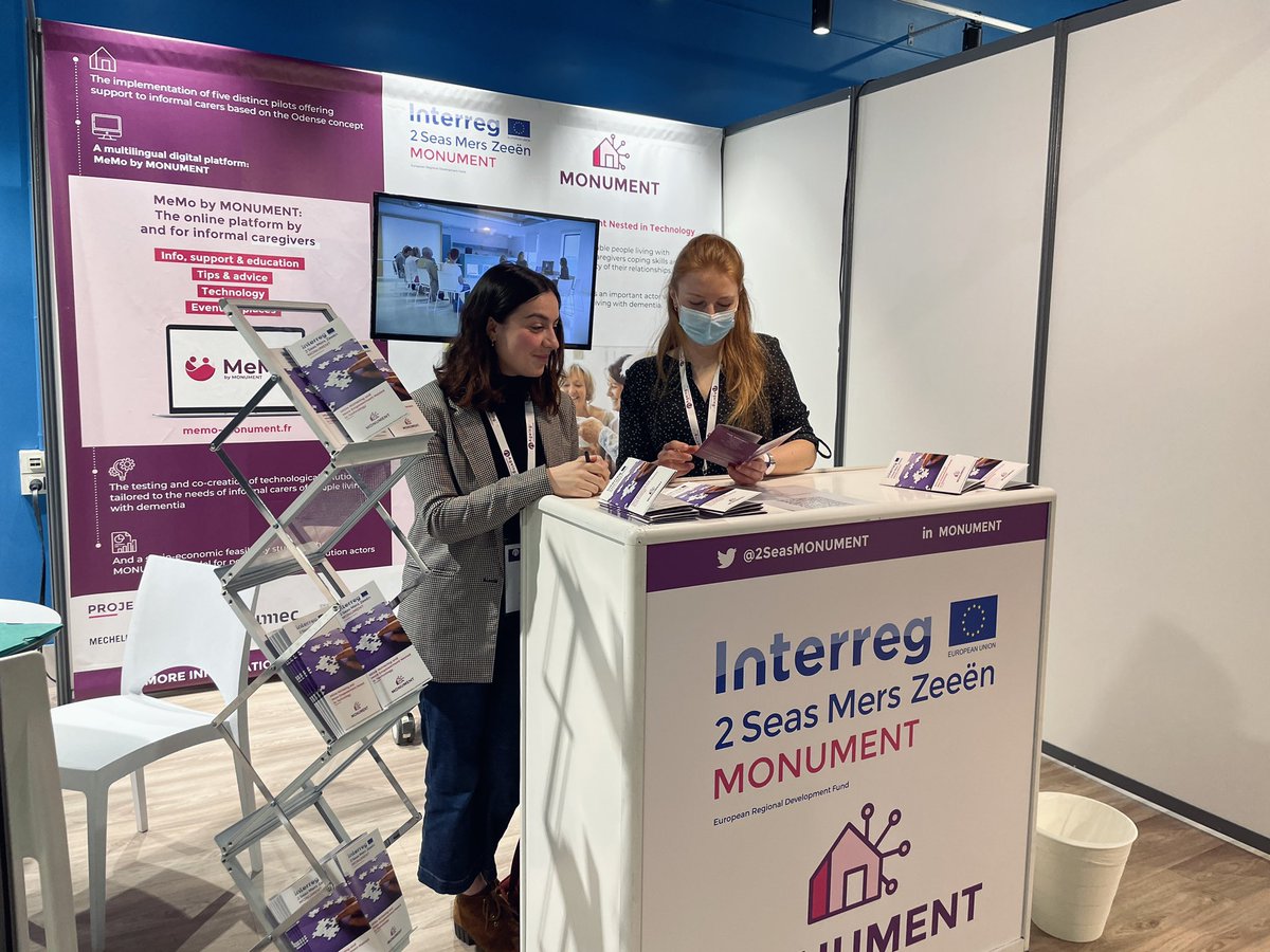 MONUMENT is on @AgeingFit, the European event fostering innovation for well-being in older age in Lille, France ! #AgeingFit2022

<a href="/Interreg2Seas/">Interreg 2 Seas</a> #Odensehouse #innovation