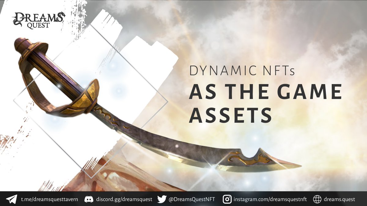 1/3 🔥 In Dreams Quest, NFTs are the game assets and will change throughout- not just attributes.

#NFT #NFTs #Gameplay