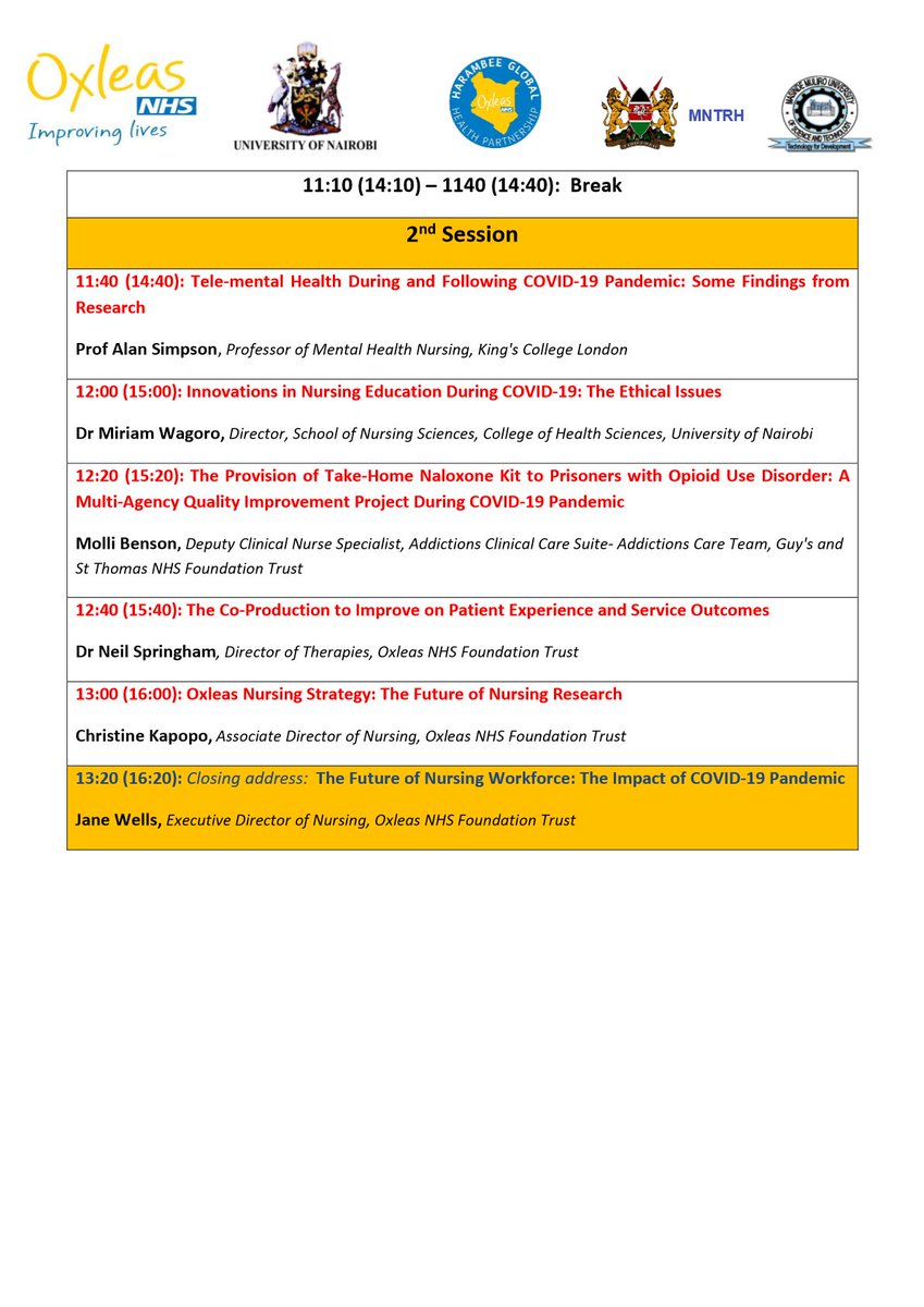 13 days to the 2nd Oxleas Global Health Conference which will be officially opened by Deputy Chief Nursing Officer, England 
<a href="/MRadford_HEECN/">Prof Mark Radford CBE PhD RN</a> 
@CNOEngland 
@janewells99 
<a href="/ChrisKapopo/">Xtine</a> 
<a href="/OxleasCEO/">Oxleas CEO</a> 
<a href="/jaowiti/">Dr John A Owiti PhD</a> 
<a href="/LisaComms/">Lisa Tan</a> 
<a href="/DoctorBeechwood/">Steve Cooksley 💙</a>  
 
Link to Venue:  oxleas.nhs.uk/global22