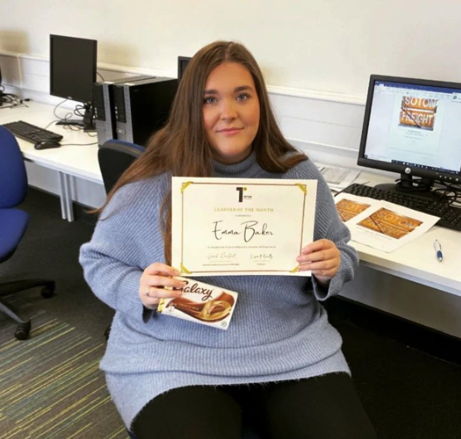 Emma is February's Apprentice Learner of the Month for Business Administration 📚🏆 Congratulations Emma 🎊 we are so proud of your amazing achievement 👏 #Totton #TottonCollege #Southampton #Apprenticeships