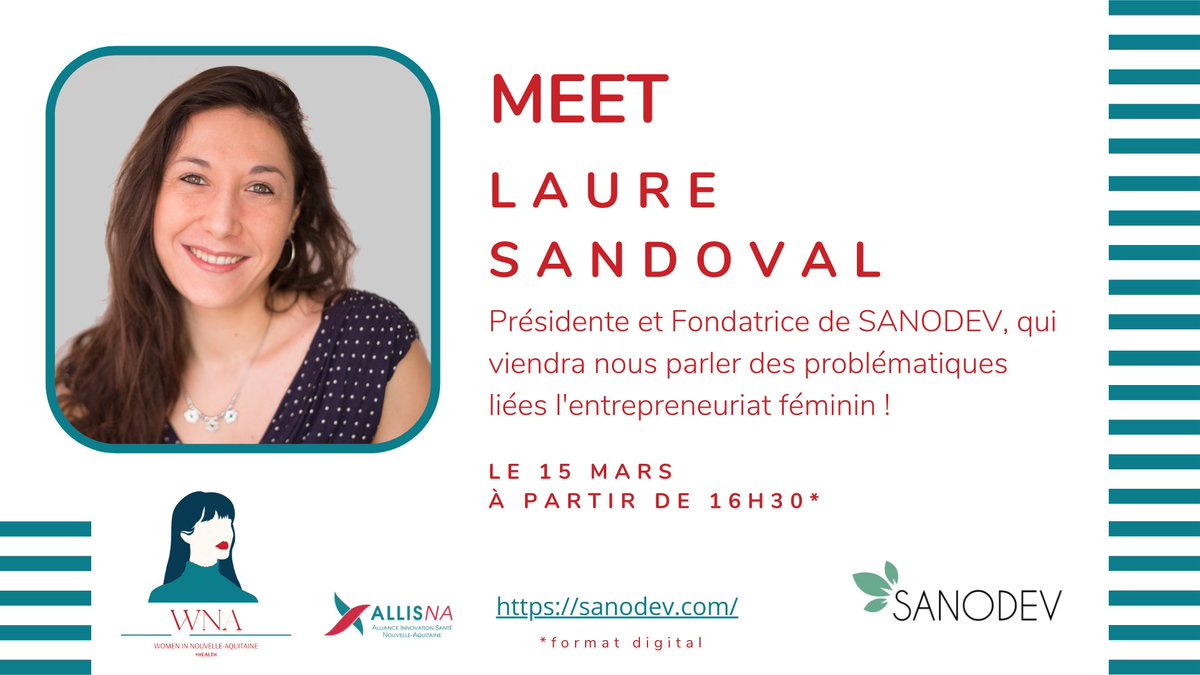 [SAVE THE DATE] - WNA (Women in Nouvelle-Aquitaine) ✔

🗓 15/03/2022
⌚ 16h30 - 17h30
👩🏻avec Laure SANDOVAL (<a href="/sanodev/">Sanodev</a>)
📍 Distanciel

 ⚠ Pour participer: salome.carciente@allis-na.fr
#WNA #Women #NouvelleAquitaine #allishealth #Healthisall