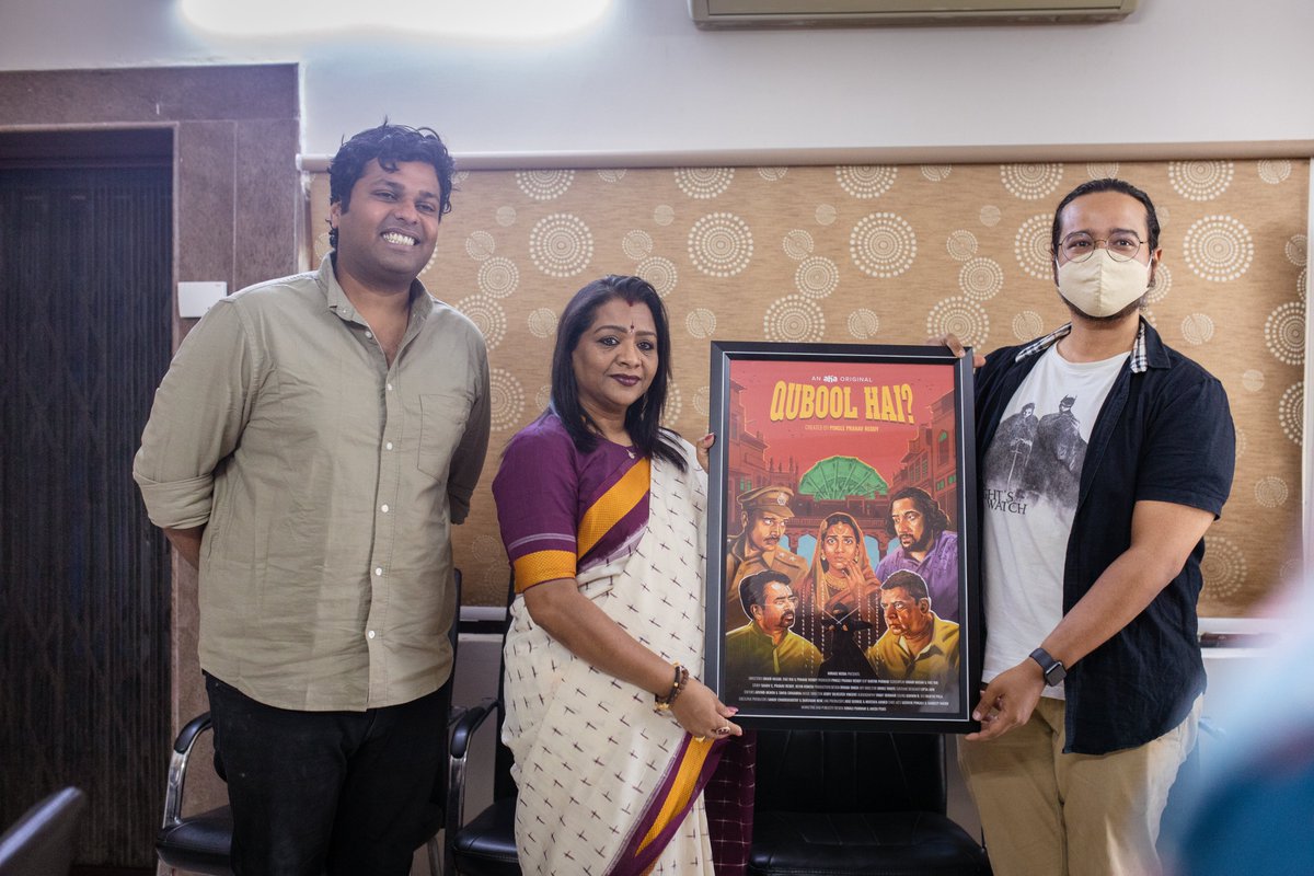 Mirage Media (@miragemedia_ind) on Twitter photo It is heart warming to be supported by Smt. @GadwalvijayaTRS as we present her the Qubool Hai? show poster #QuboolHaiOnAha is inspired by true events of child marriages of young girls
bit.ly/3puofZA
<a href="/miragemedia_ind/">Mirage Media</a> <a href="/pranavpingle17/">pranavpingle</a> <a href="/theotherfaiz/">Faiz Rai</a> <a href="/Umairhasan7/">Hasan Umair</a> <a href="/ahavideoIN/">ahavideoin</a> It is heart warming to be supported by Smt. @GadwalvijayaTRS as we present her the Qubool Hai? show poster #QuboolHaiOnAha is inspired by true events of child marriages of young girls
bit.ly/3puofZA
<a href="/miragemedia_ind/">Mirage Media</a> <a href="/pranavpingle17/">pranavpingle</a> <a href="/theotherfaiz/">Faiz Rai</a> <a href="/Umairhasan7/">Hasan Umair</a> <a href="/ahavideoIN/">ahavideoin</a>