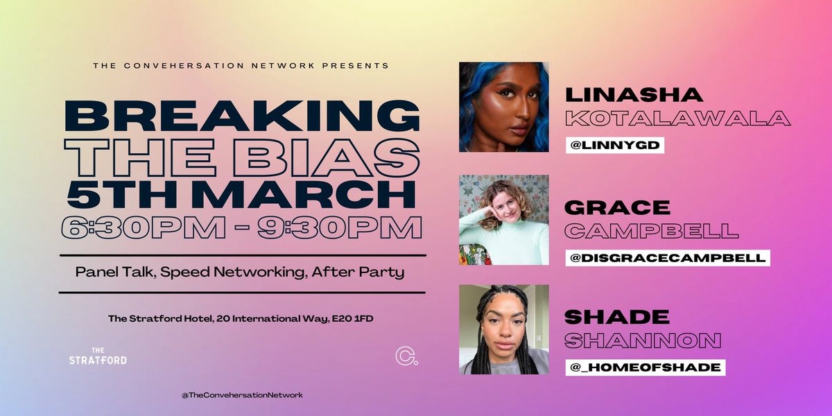 Any #journos looking to cover #IWD events, we have one this Saturday! 

tcniwd2022.eventbrite.co.uk

Please drop us a PM

#journorequest #prrequest #BreakTheBias #BreakingTheBias #InternationalWomensDay