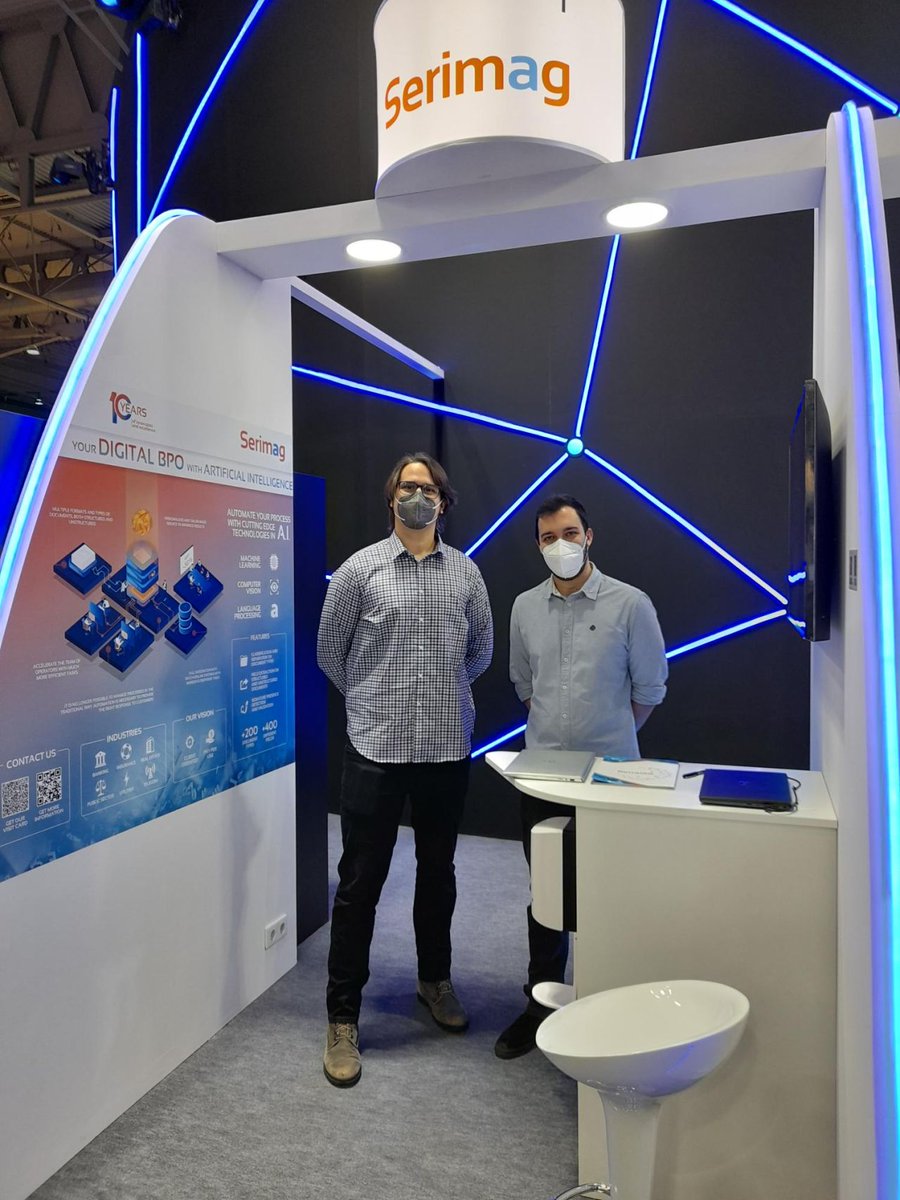 Two really insightful days at #MWC. Such interesting networking!
If you are looking for a disruptive and automatic Intelligent Document Processing platform, we will be for the next two days at MWC: Hall 4 - 4C1

#networking #mwc #serimag #idp #AI