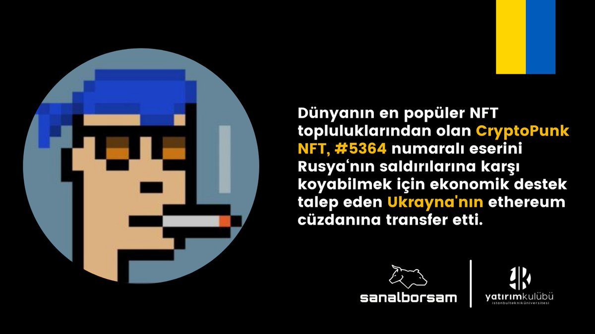 An itibarıyla 33 milyon dolar olan toplam bağış miktarının daha da artması bekleniyor.🇺🇦

#ukraine #nft #cryptocurrency #CryptoPunk #sanalborsam #itü #yatırımkulübü #cryptotrading #UkraineUnderAttack