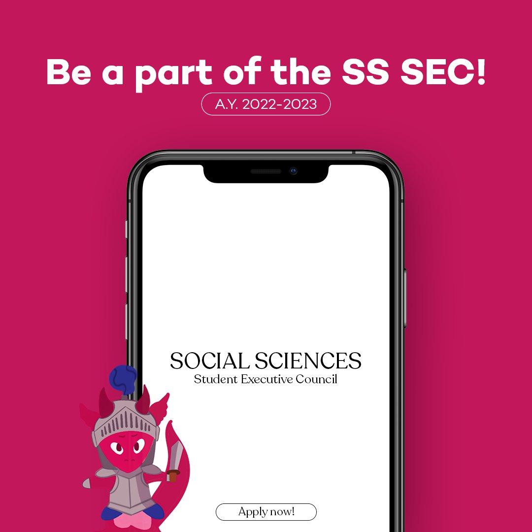 ADDU_SS's tweet photo. Dragons! Let's keep the fire burning within us as we continue dashing into the sky of flames. π₯
With that, we are finally opening the requirement for the Social Sciences Cluster Student Executive Council! π
Register here! ππ₯
https://t.co/VjybbUlQYm
#ScaledToWithstand ππ https://t.co/nDbV7PLR5t