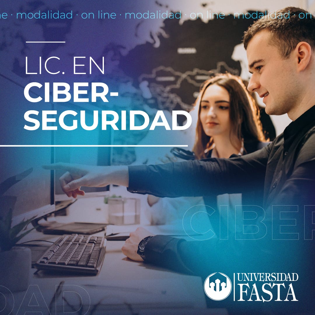#NUEVACARRERA l Lic. en Ciberseguridad 💻  
✅ Duración: 4 años (con título intermedio a los 3 años)
✅ Cursada: a distancia (online)
⏰ Inicio: Mayo 2022
📌 Más información: ufasta.edu.ar/distancia/lic-…