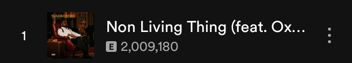 watezGH's tweet photo. Sarkodie X Oxlade ~ #NonLivingThing

2,000,000+ streams on @Spotify https://t.co/i452nldrez