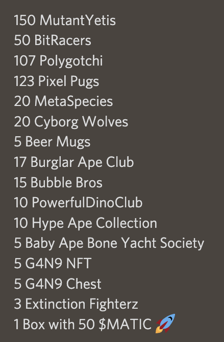 PixelPugs_NFT's tweet photo. 🚨Our Delivery Boxes 2.0 LAUNCH THIS SATURDAY!🚨

It's a huge collaboration between Polygotchi, Cyberyetis and Pixel Pugs so make sure be ready for the mint! Last time we sold out 500 boxes in less than 2 hours!!

Here is the full list of rewards 🔥 https://t.co/m1gVyn57cR