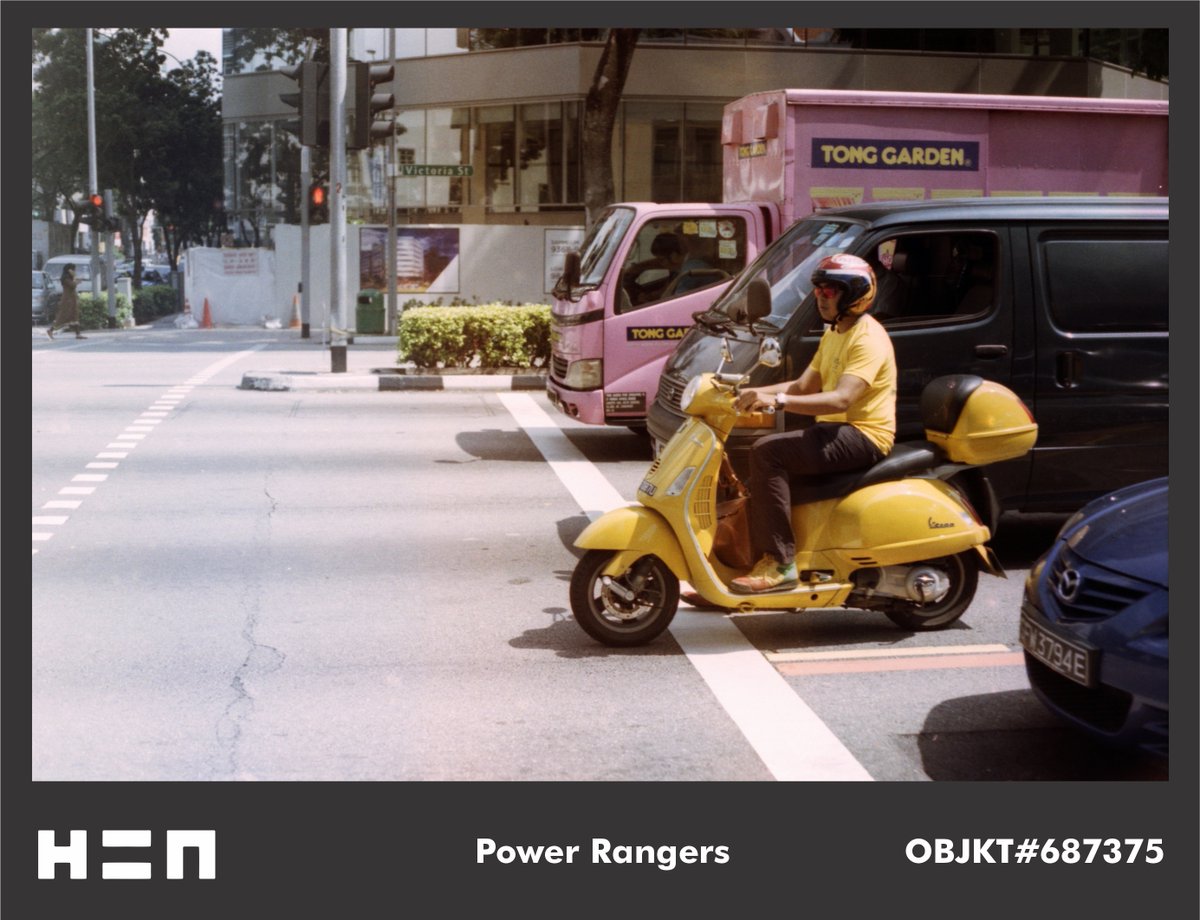 otzuzet's tweet photo. 🚨FRESH DROP🚨
@TeiaCommunity @objktcom 

"Power Rangers"
7 Eds | 1.5 $xtz

https://t.co/U11e9QuQfS
https://t.co/siJoO5eazP

#CleanNFT #photez #nftphotography #NFTdrops #NFTCommunity #nftcollector #NFTcollectibles #tezos #streetphotography #onfilm #35mmjunkie #NFTdrop https://t.co/h5xFj6WYFA