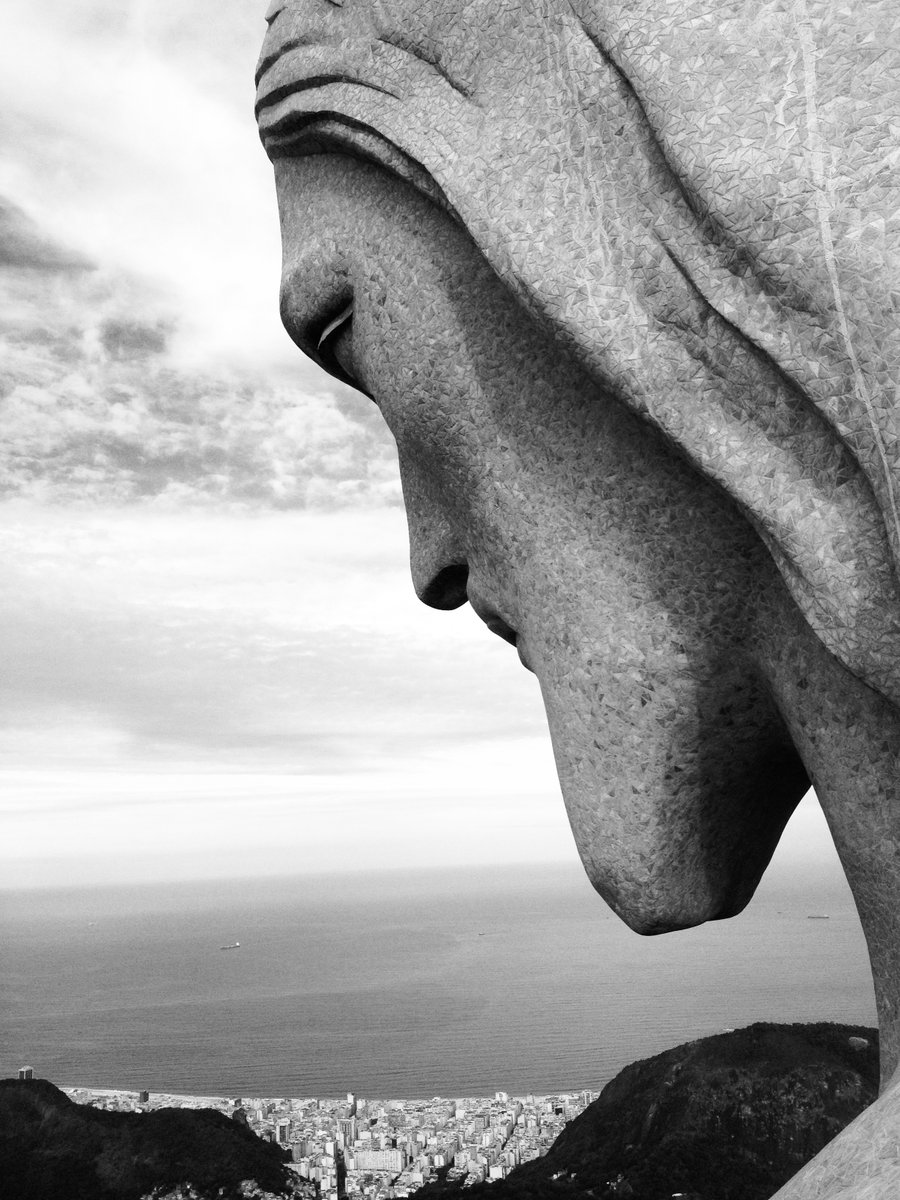 GM! We Need More Tolerance in this World! 🙏🙏🙏 #christ #RiodeJaneiro #look #protect #blackandwhite #photo #rio #brazil #christtheredeemer