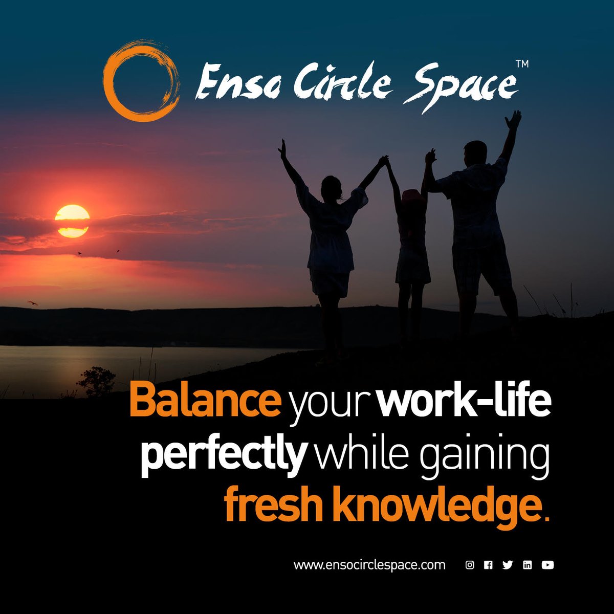 SusannaHuang's tweet image. Do you want a perfect work-life balance?

Join #EnsoCircleSpace’s advanced environment for #personalgrowth Get #freshknowledge from our #solarprofessionals to enrich your work-life balance!
Learn more about it at: ensocirclespace.com