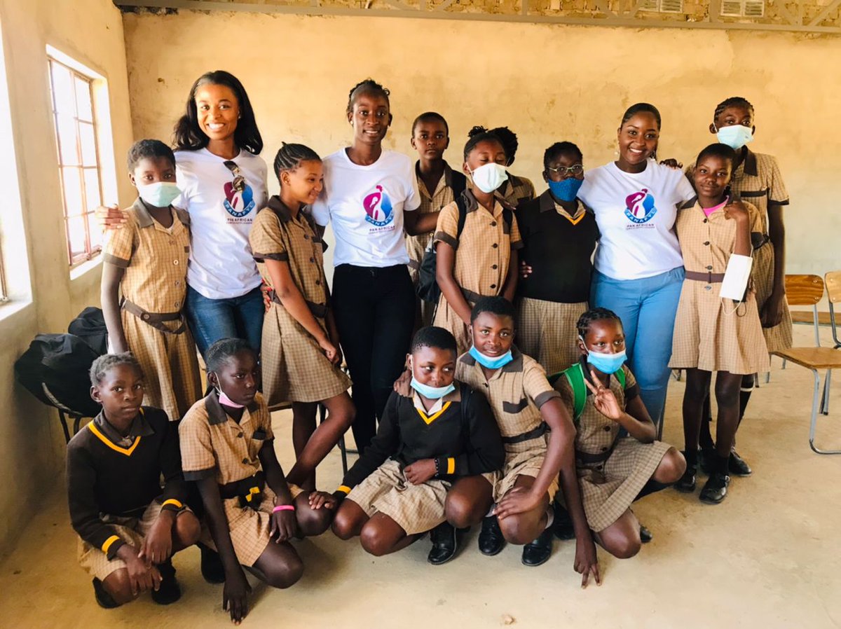 PanafylO's tweet photo. PANAFYL Namibia Supporting the girl child at Fidel Castrol Primary school💪.....lets support her and keep her in school💫
#Girlempowerment
#girlpower
#Gogirl
#Motivation
#Panafyl https://t.co/94Lb0tfmsr