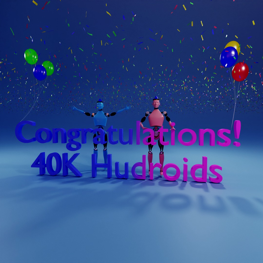 hudroidz's tweet photo. 🎯 We've smashed our goal of 40,000 Discord members!🎯

Thank you for the support Droidz, we're going to the moon🚀

Join the discussion👇https://t.co/iDRi15u1ig

#BringingJobsToTheMetaverse https://t.co/AE2NkLVO70