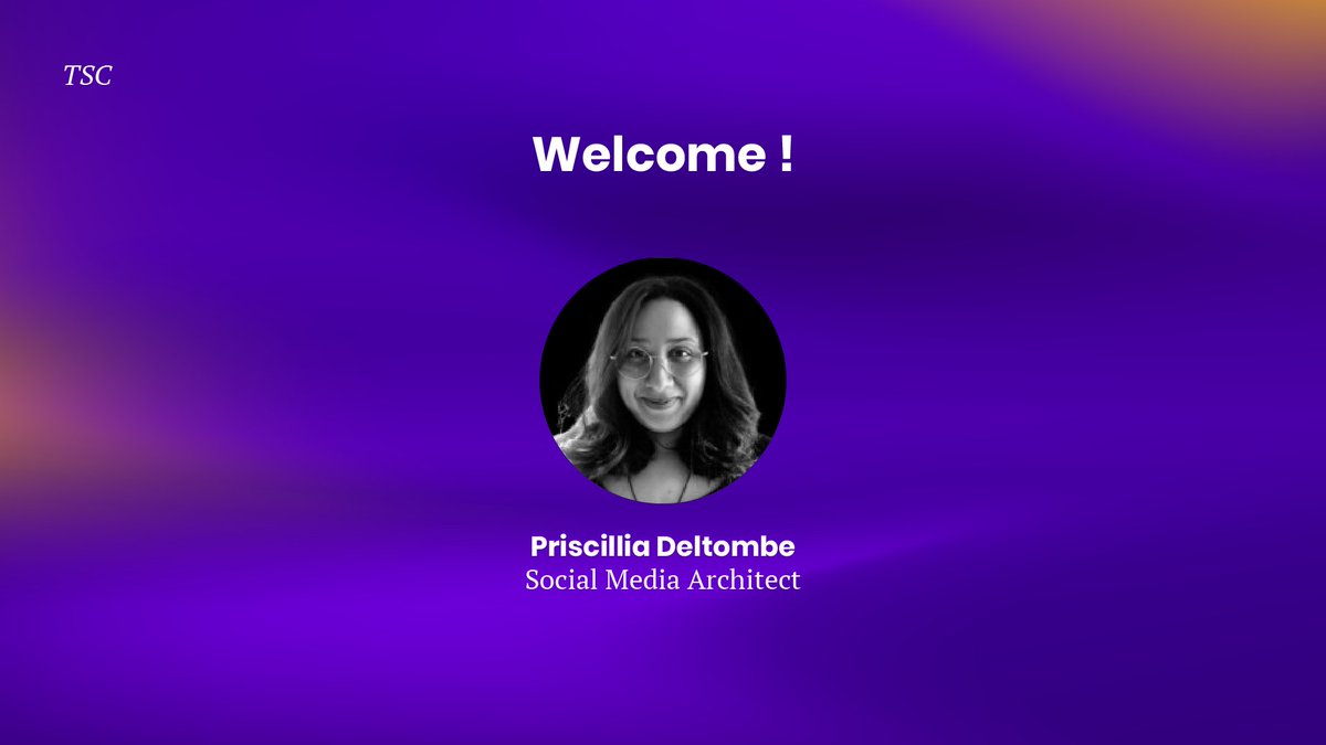 Nous souhaitons la bienvenue à Priscillia Deltombe, notre nouvelle Social Media Architect, qui rejoint notre Purple Team ! 💜