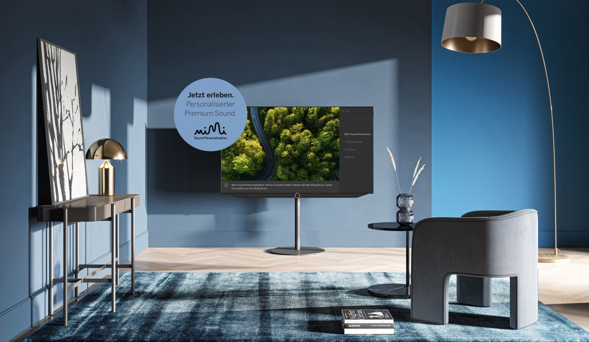 Loewe's tweet photo. World Hearing Day so we like to highlight the intelligent technology Mimi Sound Personalization™, which recognises the optimum for the ears and is integrated in our bild v and bild s models.
#loewetechnology #worldhearingday #MimiSoundPersonalization #design #experiencematters https://t.co/Rxe0qcNf2k