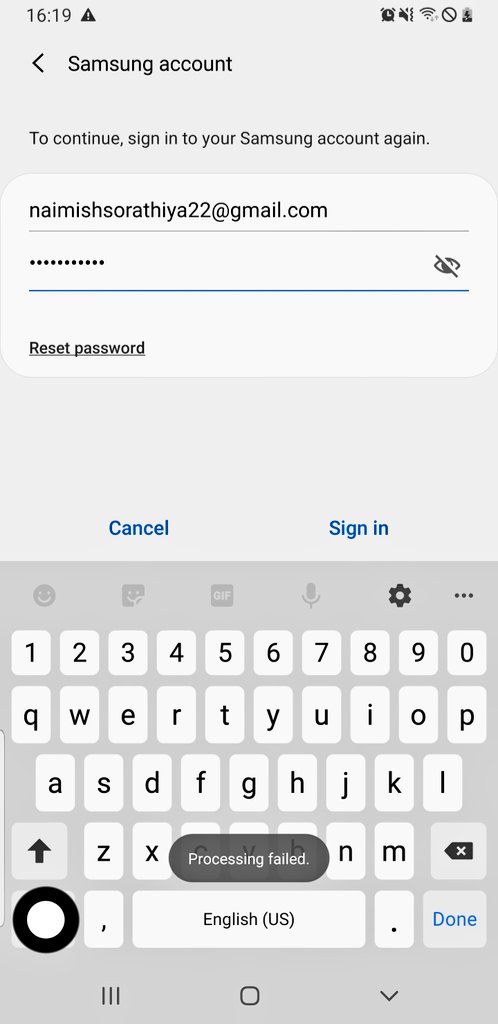 Hello <a href="/SamsungMobile/">Samsung Mobile</a> 
I cant sign in in Samsung mambers, 
And I cant open Samsung pass,
And phone can't detect sim card.