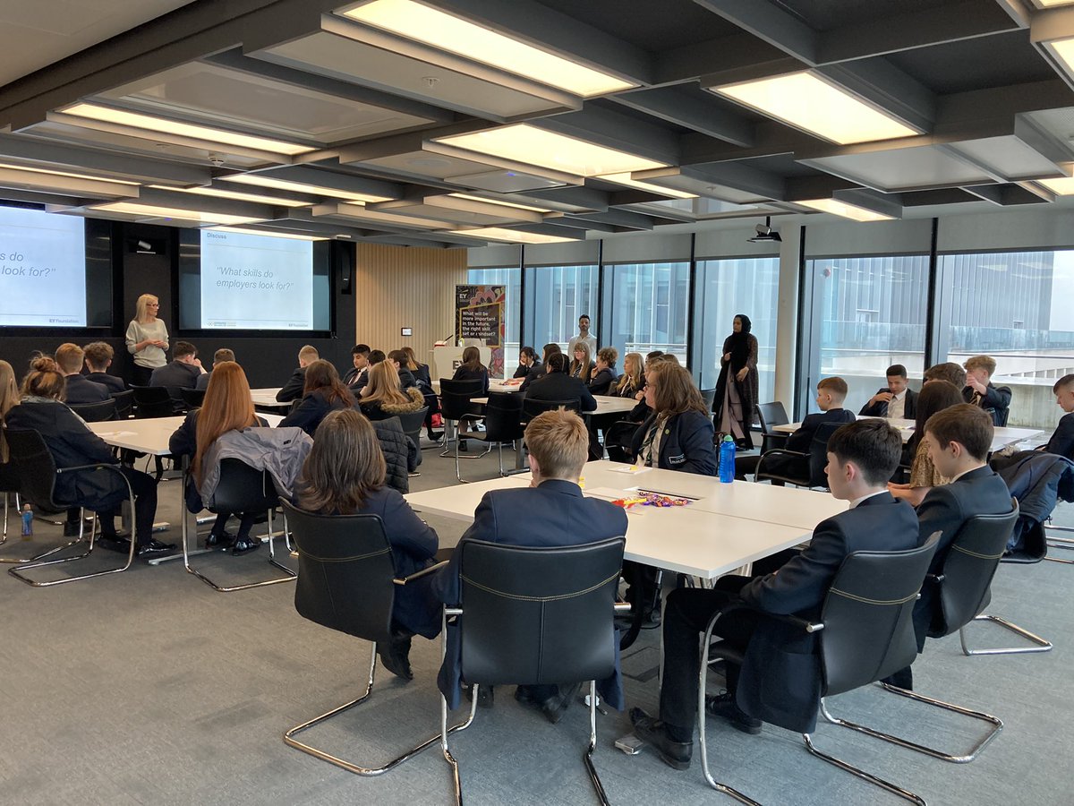 Best day at the office in forever! Today we had the pleasure of <a href="/LeverSchool/">Little Lever School</a> attending an employability workshop hosted by <a href="/amoriabondIR/">Amoria Bond Careers</a> @EY_Foundation