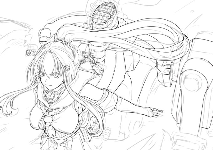 キッチリとしたメカ描ける人ってすごいよなぁ、と艤装描くたびに思う
もう全然わからんですたい 