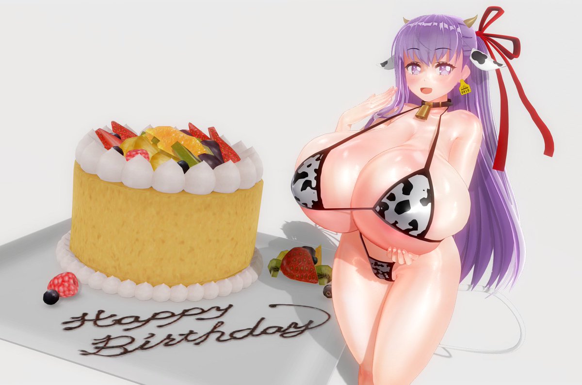 ウシチチで先輩を煽るBBちゃん(*'ω'*)
BBちゃんお誕生日おめでと～(∩'∀`)∩
#COM3D2 